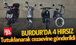 Burdur'da 4 hırsız tutuklandı!