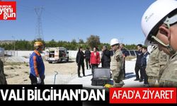 Vali Bilgihan'dan AFAD'a Ziyaret