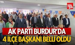 AK Parti Burdur'da 4 İlçe Başkanı Belli Oldu