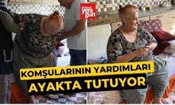 Komşularının Yardımları Ayakta Tutuyor