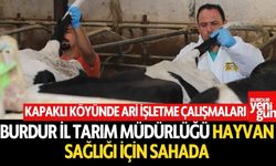 Burdur İl Tarım Müdürlüğü Hayvan Sağlığı İçin Sahada!