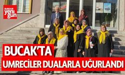 Bucak’ta Umreciler Dualarla Uğurlandı