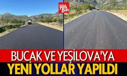 Bucak ve Yeşilova'ya Yeni Yollar Yapıldı