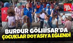 Burdur'da Çocuklar Doyasıya Eğlendi