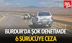 Burdur’da Emniyet Trafik Ekiplerinden Denetim! 6 Sürücüye Ceza