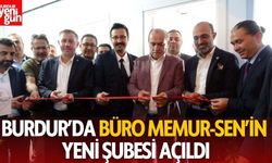 Büro Memur-Sen Burdur'da Yeni Şubesini Görkemli Törenle Açtı