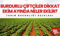 Burdurlu Çiftçiler Dikkat Ekim Ayında Neler Ekilir?