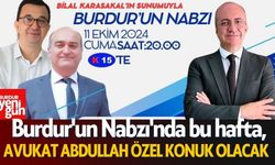 Burdur'un Nabzı'nda bu hafta, Avukat Abdullah Özel konuk olacak