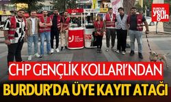 CHP Burdur Gençlik Kolları'ndan Üye Kayıt Atağı