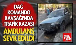 Komando Kavşağı'nda Trafik Kazası Ambulans Sevk Edildi