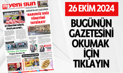 26 EKİM 2024 CUMARTESİ  BURDUR YENİ GÜN GAZETESİ SAYFALARI