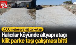 Halıcılar Köyü'nde Altyapı Atağı: Kilit Parke Taşı Çalışması Tamamlandı!