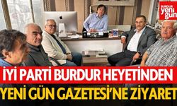 İYİ Parti Burdur heyetinden Yeni Gün Gazetesi'ne Ziyaret