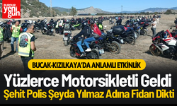 Motosiklet tutkunları Şehit Polis Şeyda Yılmaz adına hatıra ormanı oluşturdu