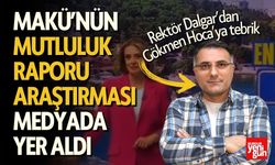 MAKÜ’nün Mutluluk Raporu Araştırması Medyada Yer Aldı