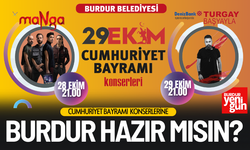 Burdur’da Cumhuriyet Bayramı Coşkusu: Manga ve Turgay Başyayla Konserleri