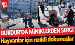 Burdur'da Öğrencilerden Hayvanlar İçin Renkli Dokunuşlar