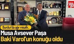 Burdur'da ağır misafir! Musa Avsever Paşa, Baki Varol'un konuğu