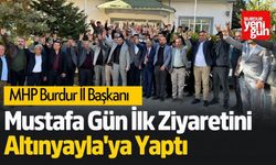 Mustafa Gün İlk Ziyaretini Altınyayla'ya Yaptı