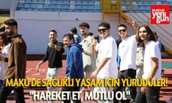 MAKÜ'de Sağlıklı Yaşam İçin Yürüdüler! "Hareket Et, Mutlu Ol"