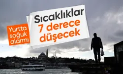 Meteoroloji uyardı! Sıcaklıklar 7 derece düşüyor