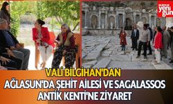 Vali Bilgihan'dan  Ağlasun'da Şehit Ailesi ve Sagalassos Antik Kenti'ne Ziyaret