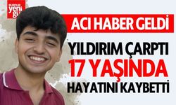 Traktör Sürerken Yıldırım Çarpan Genç Hayatını Kaybetti