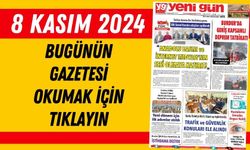 8 KASIM 2024 CUMA BURDUR YENİ GÜN GAZETESİ SAYFALARI