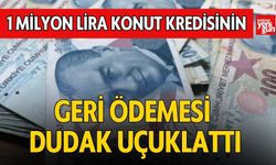 1 Milyon Liralık Kredinin Geri Ödeme Tutarı Şaşırtıyor