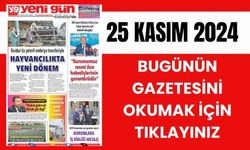 25 KASIM 2024 PAZARTESİ BURDUR YENİ GÜN GAZETESİ SAYFALARI