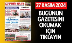 27 KASIM 2024 ÇARŞAMBA BURDUR YENİ GÜN GAZETESİ SAYFALARI