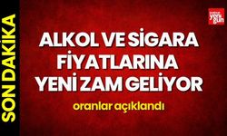 Alkol ve Sigara Fiyatlarına Yeni Zam Geliyor