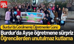 Burdur’da Ayşe Öğretmene Sürpriz Anlar! Öğrencilerden Unutulmaz Kutlama!