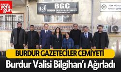 Burdur Gazeteciler Cemiyeti, Vali Bilgihan’ı Ağırladı