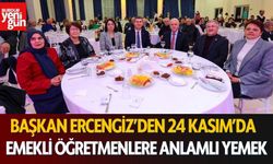 Başkan Ercengiz’den 24 Kasım’da Emekli Öğretmenlere Anlamlı Yemek