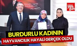 Burdur'da Hibe Desteği ile Hayvancılık Hayali Gerçek Oldu