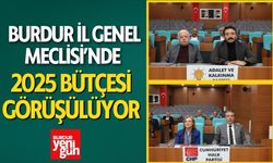 Burdur İl Genel Meclisi’nde 2025 Bütçesi Görüşülüyor