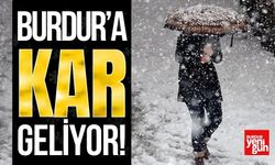 Perşembe Günü Burdur'a Kar Sürprizi Var