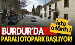 Burdur’da Paralı Otopark Uygulaması Başlıyor