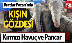 Burdur Pazarı’nda Kışın Gözdesi: Kırmızı Havuç ve Pancar