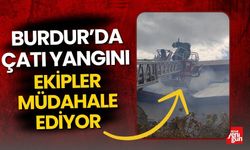 Burdur’da Çatı Yangını Paniği