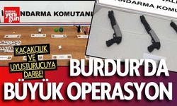 Burdur’da Kaçakçılık ve Narkotik Operasyonları