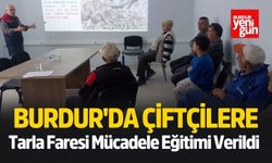 Burdur'da Çiftçilere Tarla Faresi ile Mücadele Eğitimi Verildi