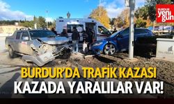 Burdur Çatalpınar Kavşağında Kaza! Yaralılar var