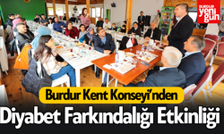 Burdur Kent Konseyi’nden Diyabet Farkındalığı Etkinliği