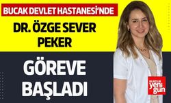 Bucak Devlet Hastanesi’ne Yeni Doktor Atandı