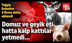 Domuz ve geyik eti, hatta kalp kattılar yetmedi