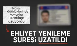 Eski tip ehliyet süreleri uzatıldı