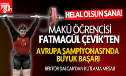 MAKÜ Öğrencisi Fatmagül Çevik Avrupa İkincisi Oldu