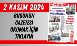 2 KASIM 2024 CUMARTESİ BURDUR YENİ GÜN GAZETESİ SAYFALARI